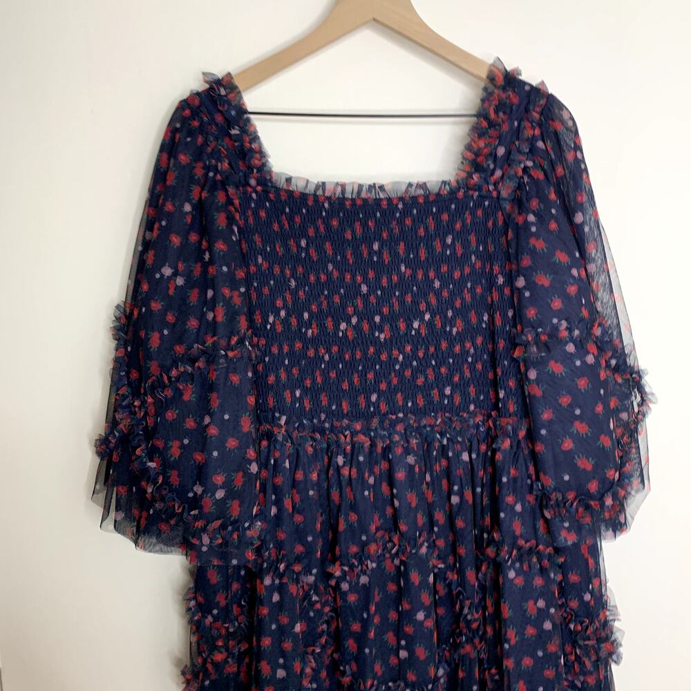 Jessakae Everafter Ever After Dress Navy Floral  Womens XXL 2XL Blue - Picture 11 of 16